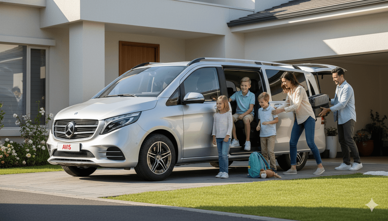 Rodina-nastupuje-do-mercedesu-V-class